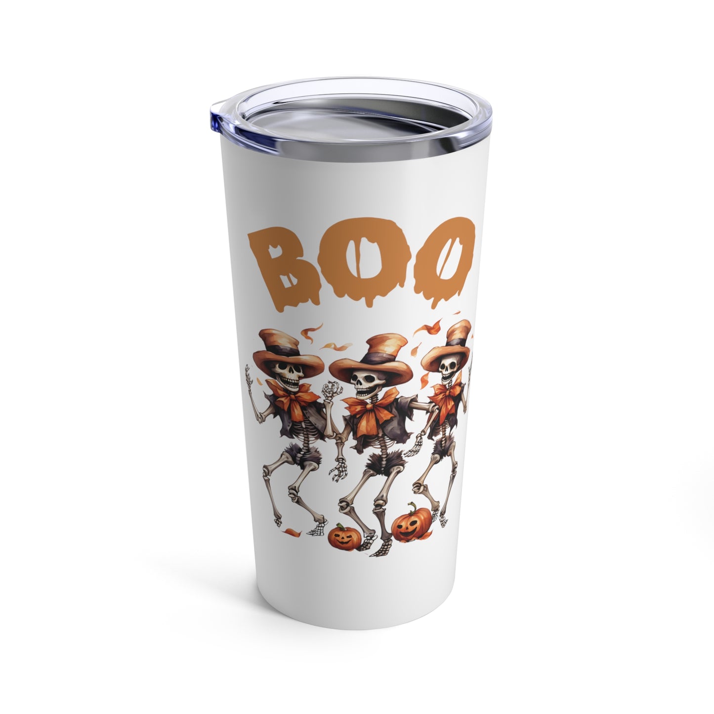 BOO Skeleton Halloween Tumbler 20oz