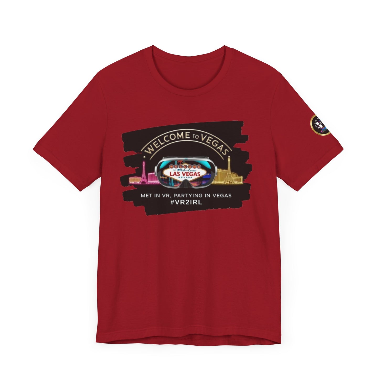 VEGAS Unisex Jersey Short Sleeve Tee