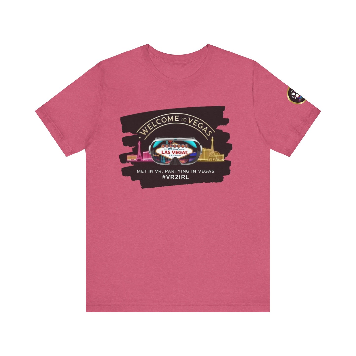 VEGAS Unisex Jersey Short Sleeve Tee
