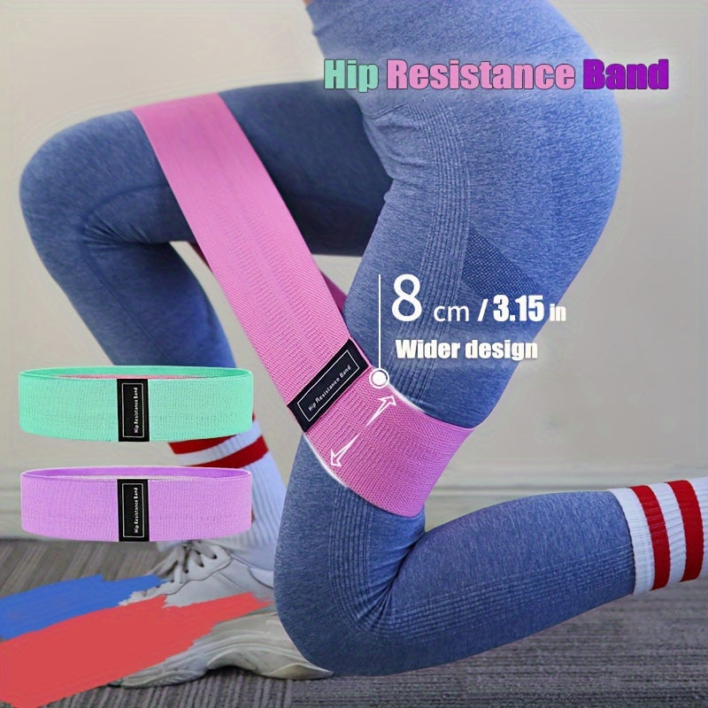 Butt Lifter Yoga Resistance Bands for Fitness Squats, Latex Non-Slip Elastic Band Suitable for Hip Training, Gym Workout Tension Straps