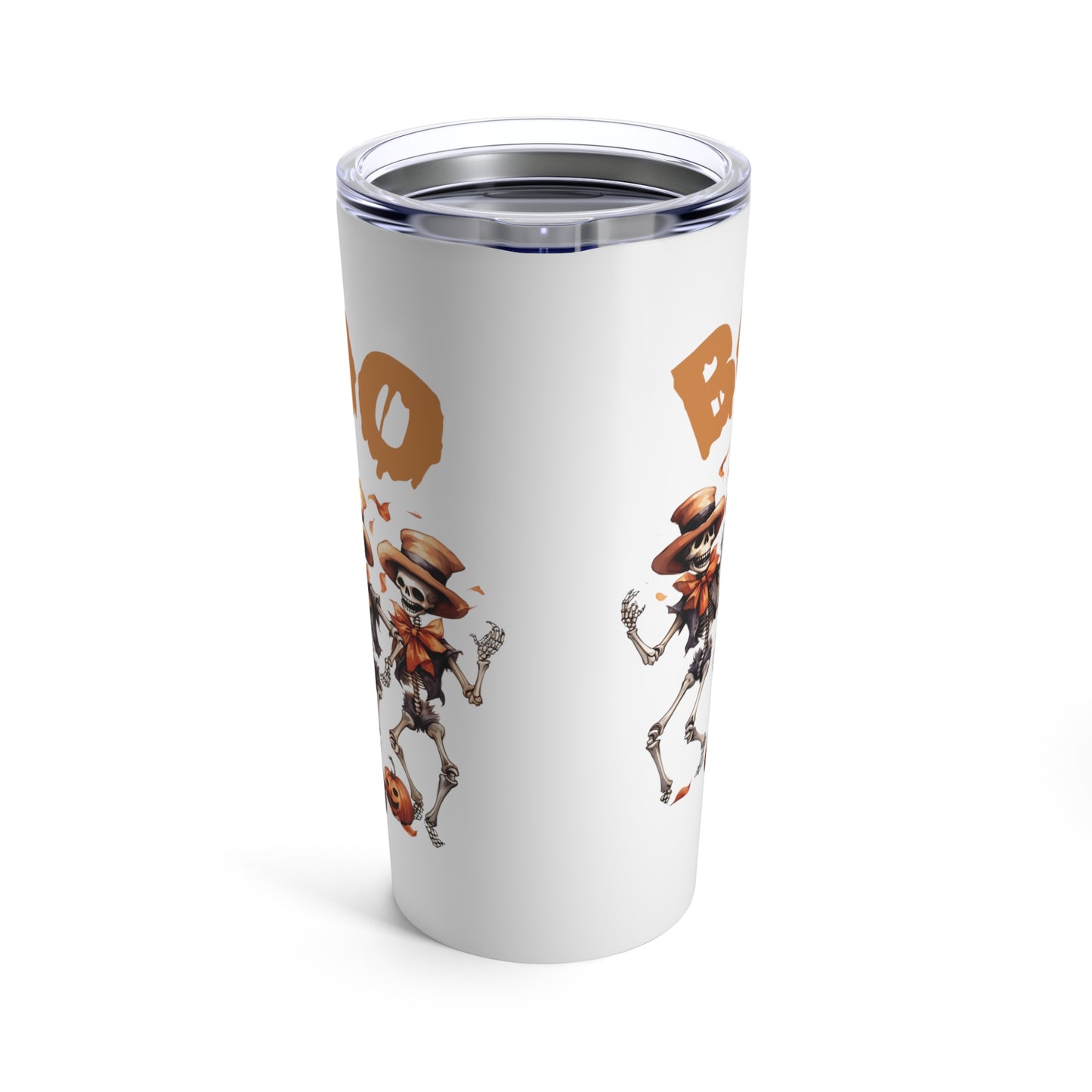 BOO Skeleton Halloween Tumbler 20oz