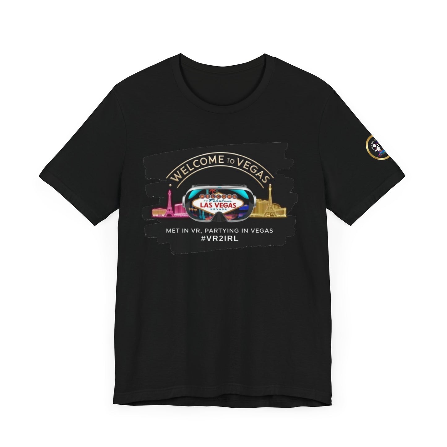 VEGAS Unisex Jersey Short Sleeve Tee