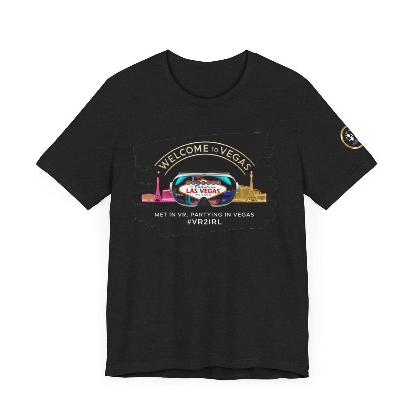 VEGAS Unisex Jersey Short Sleeve Tee