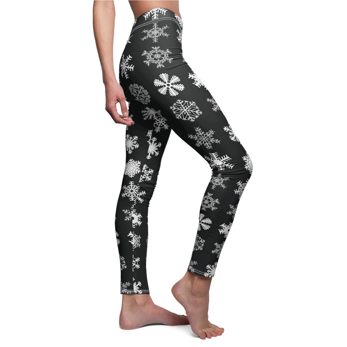 Snowflakes Yoga Pants