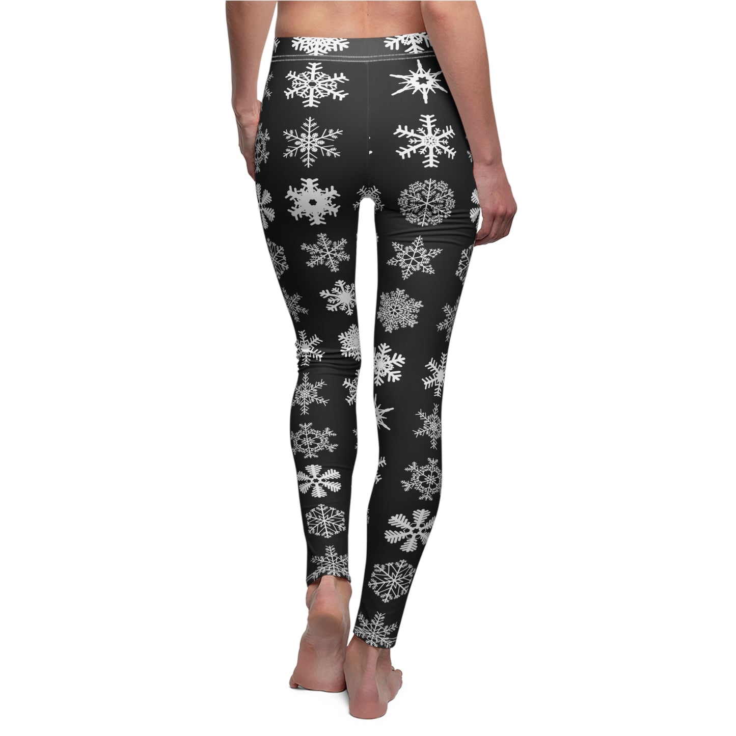 Snowflakes Yoga Pants