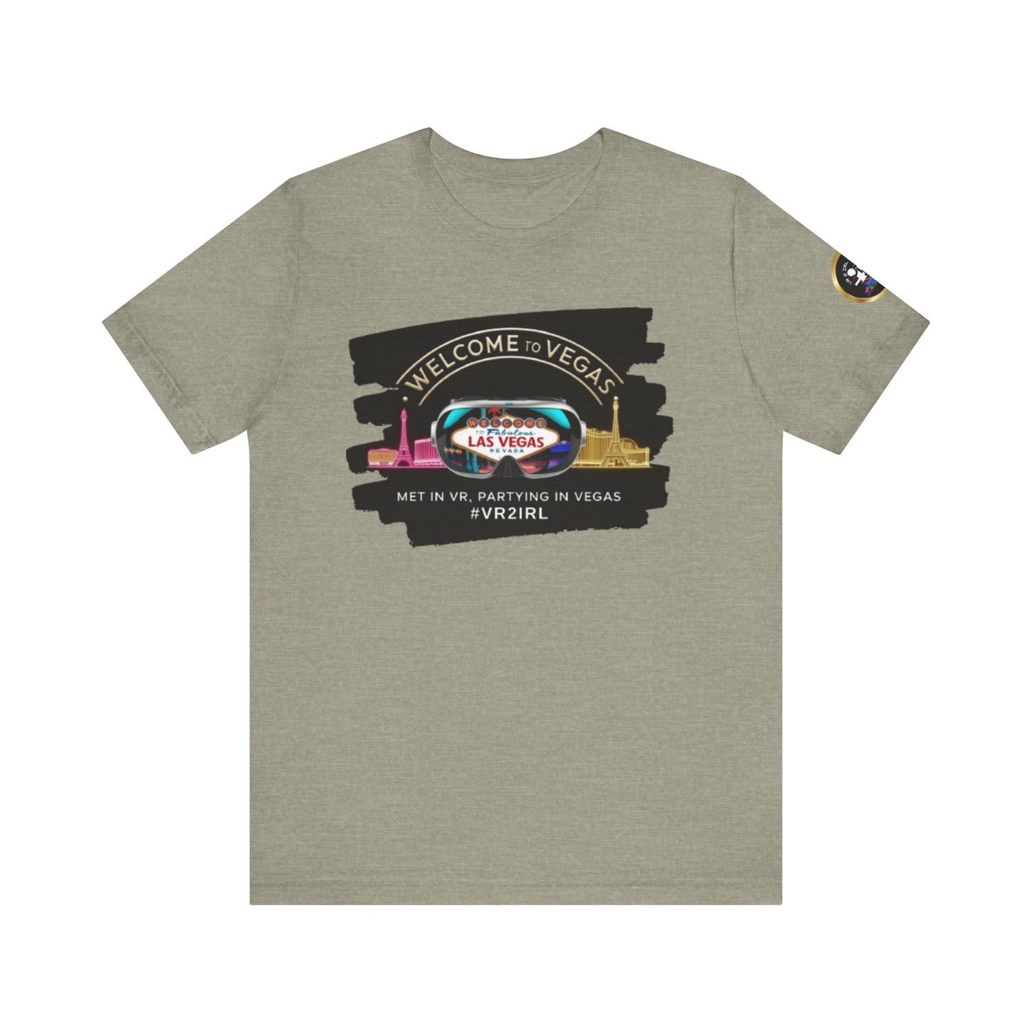 VEGAS Unisex Jersey Short Sleeve Tee
