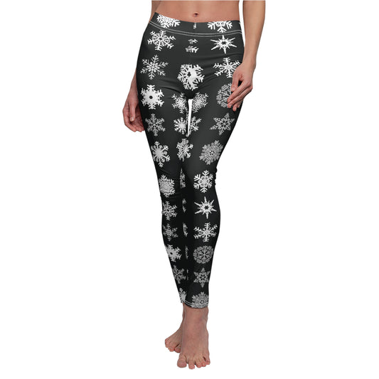 Snowflakes Yoga Pants