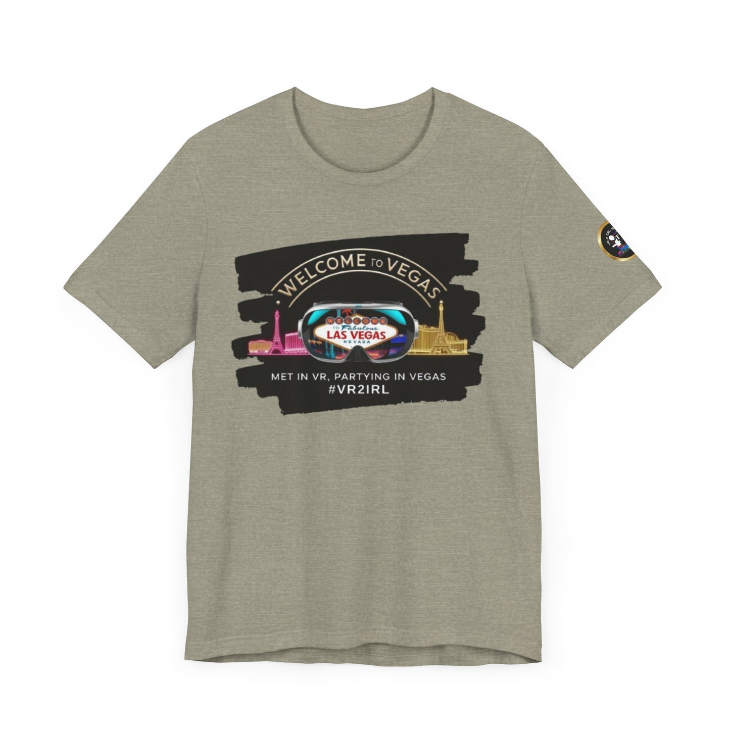 VEGAS Unisex Jersey Short Sleeve Tee