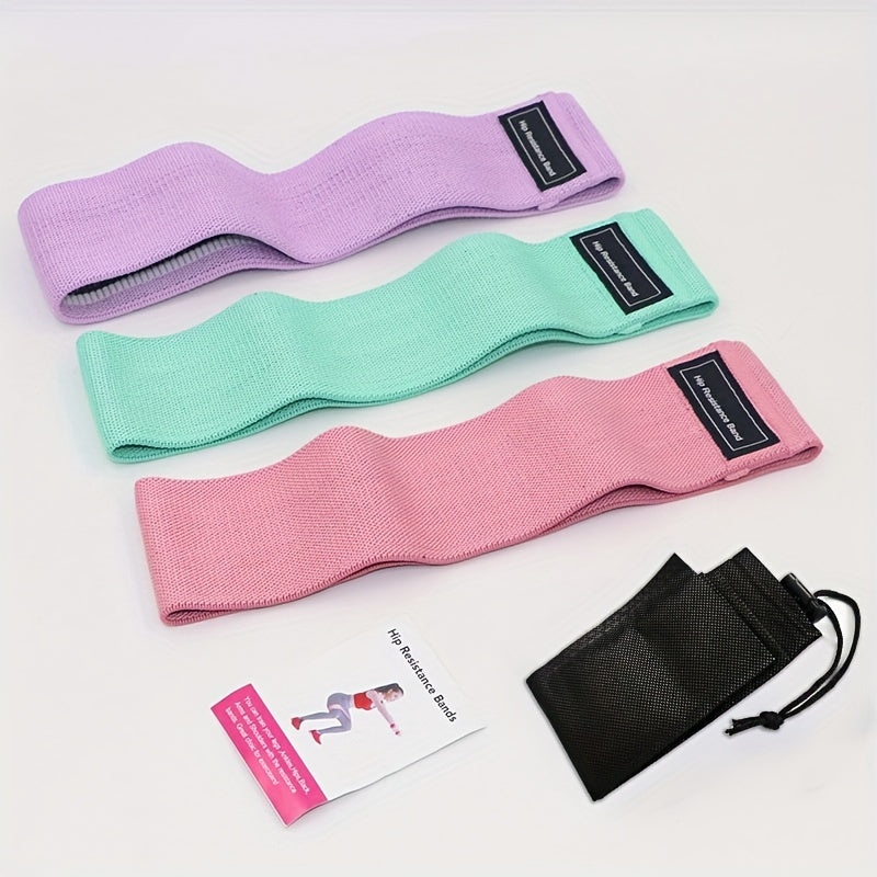 Butt Lifter Yoga Resistance Bands for Fitness Squats, Latex Non-Slip Elastic Band Suitable for Hip Training, Gym Workout Tension Straps