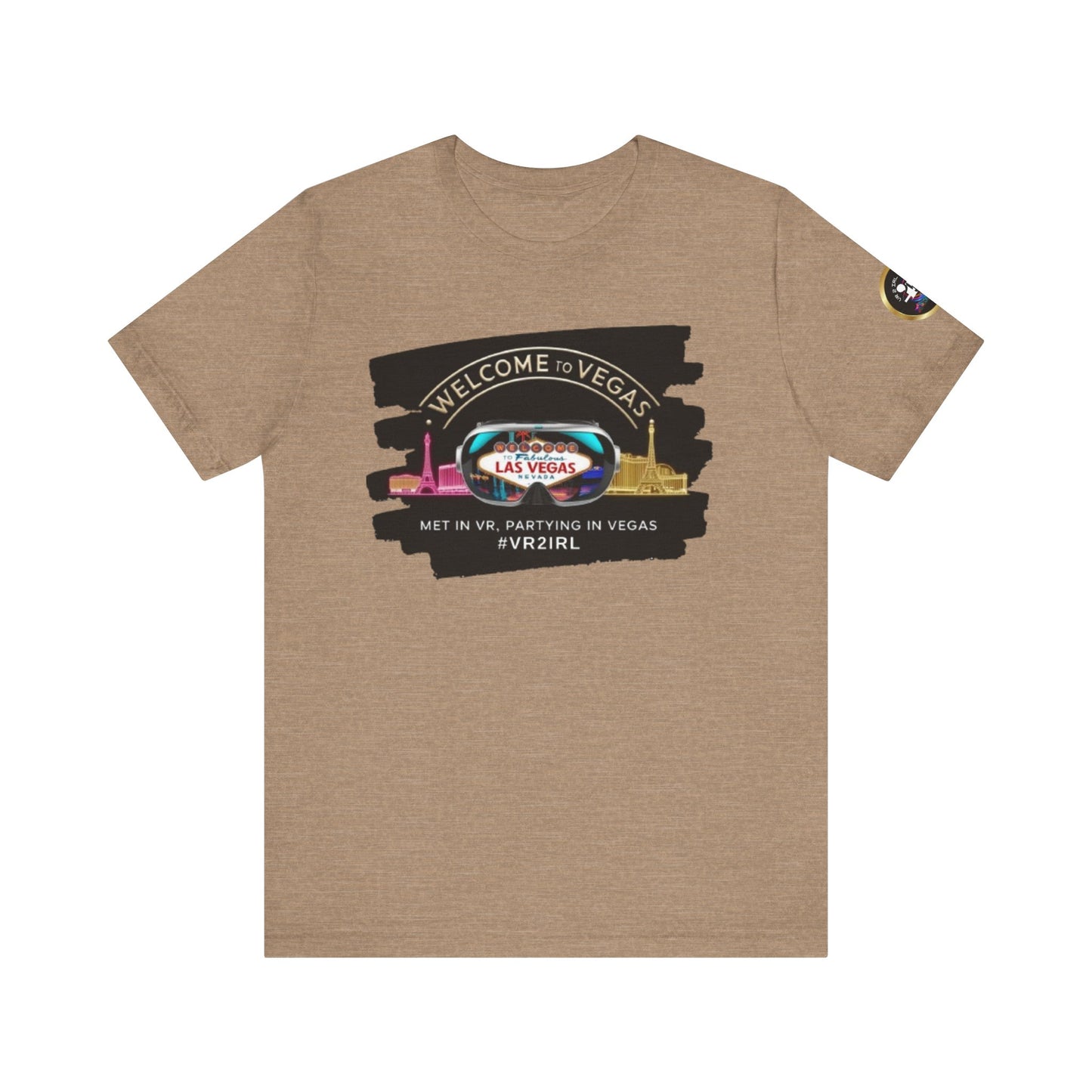 VEGAS Unisex Jersey Short Sleeve Tee