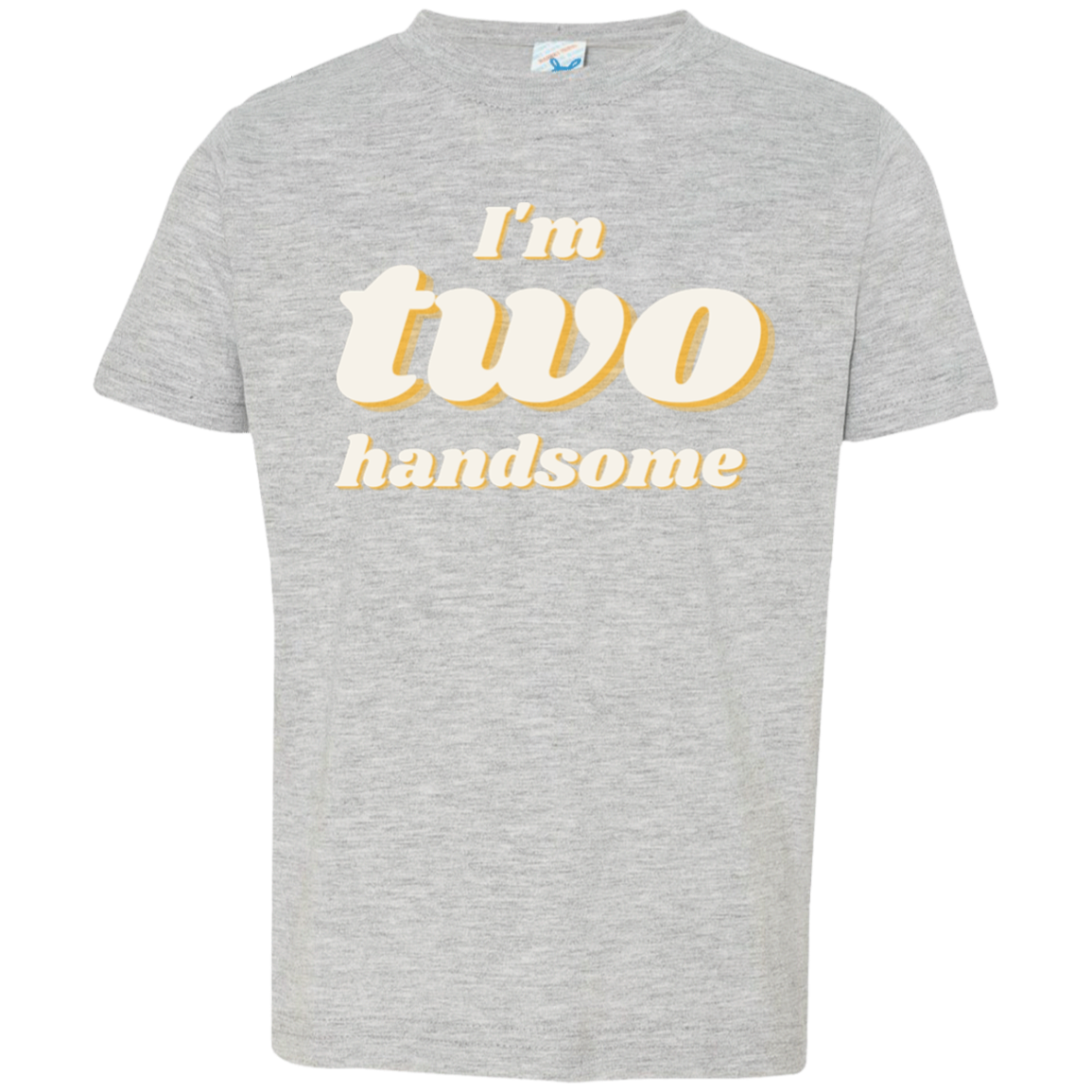 I'm Two Handsome Baby T-Shirt|2nd Birthday outfit for boys|B-Day T-Shirt for Toddler Boys