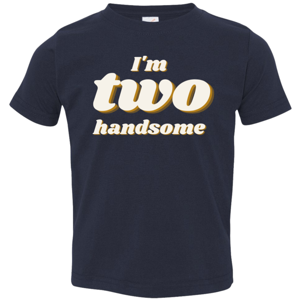 I'm Two Handsome Baby T-Shirt|2nd Birthday outfit for boys|B-Day T-Shirt for Toddler Boys