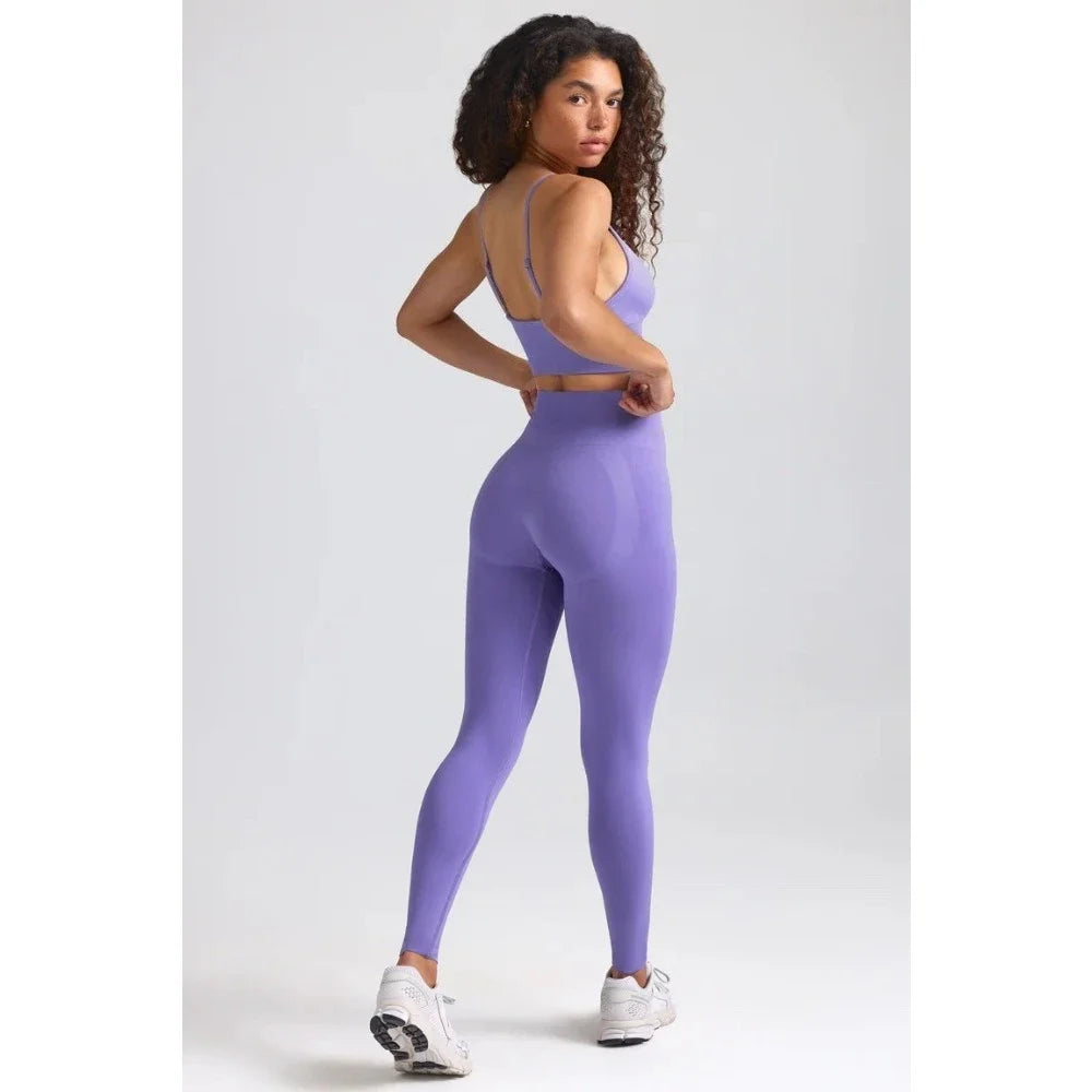 Yoga Leggings Pants Resistance Training Pants Women's Girl's Seamless Scrunch Butt Daily Leggings Gym Fitness Dynamic Yoga Pants