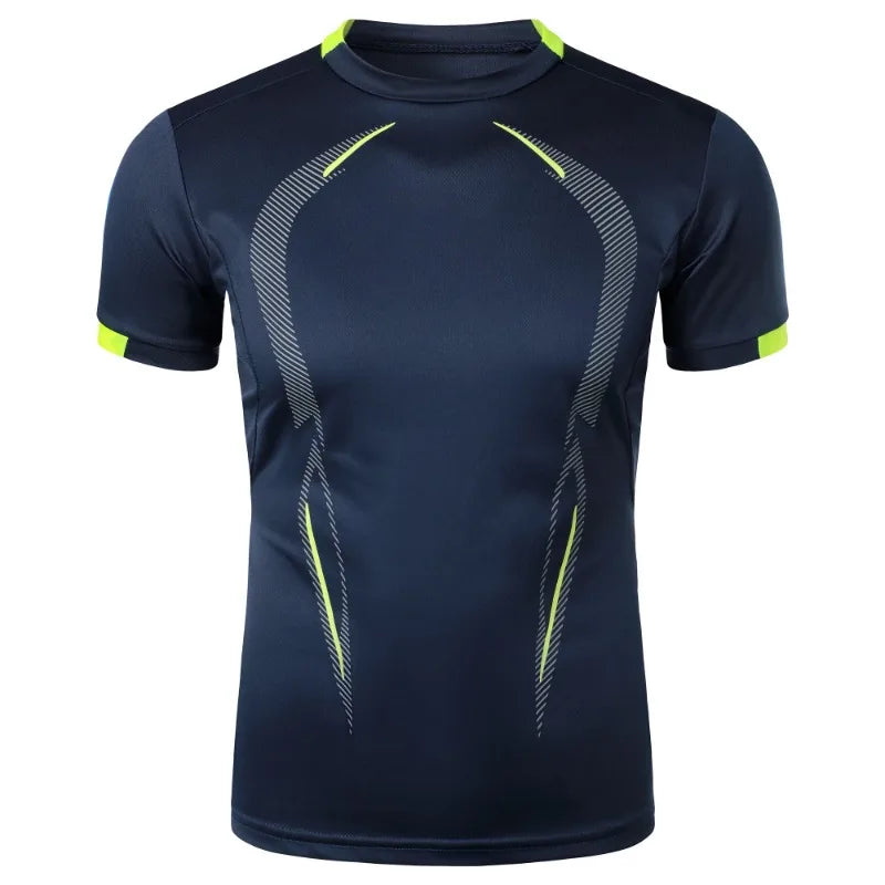 Mens Sport Gym Breathable T Shirt Men Quick Drying Jogging Tops Men Lightweight Training Tees Fitness Tops Running Sweatwear