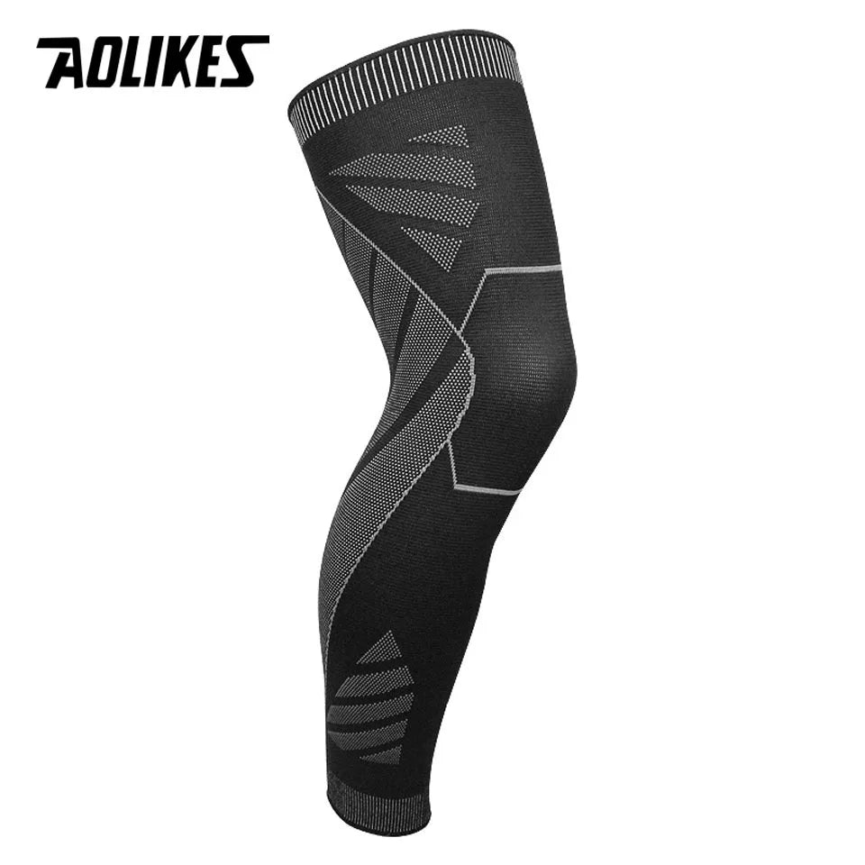Sports Full Leg Compression Sleeves Knee Braces Support Protector for Weightlifting Arthritis Joint Pain Relief