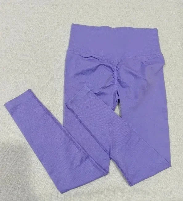Yoga Leggings Pants Resistance Training Pants Women's Girl's Seamless Scrunch Butt Daily Leggings Gym Fitness Dynamic Yoga Pants