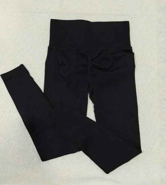 Yoga Leggings Pants Resistance Training Pants Women's Girl's Seamless Scrunch Butt Daily Leggings Gym Fitness Dynamic Yoga Pants