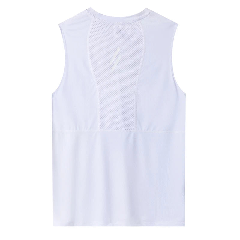 Mens Gym Tank top Men Fitness Sleeveless Shirt Male Mesh Breathable Fitness Sports Vest Undershirt Gyms Running Vest Men