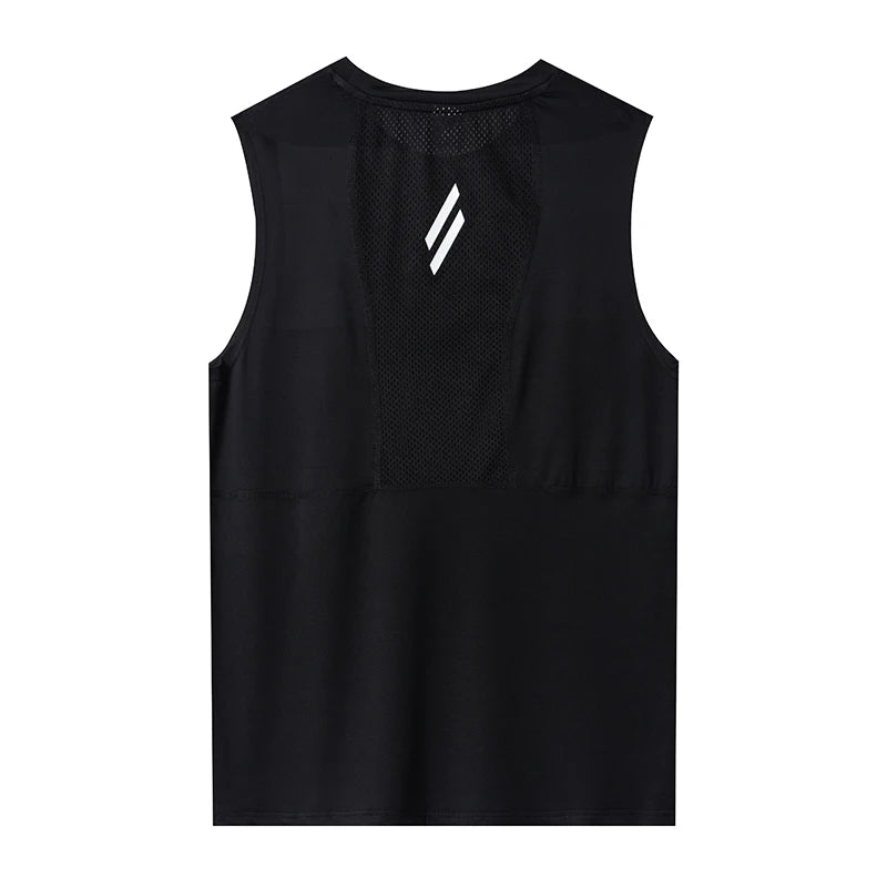 Mens Gym Tank top Men Fitness Sleeveless Shirt Male Mesh Breathable Fitness Sports Vest Undershirt Gyms Running Vest Men