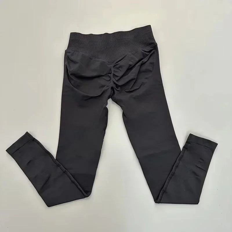 Yoga Leggings Pants Resistance Training Pants Women's Girl's Seamless Scrunch Butt Daily Leggings Gym Fitness Dynamic Yoga Pants