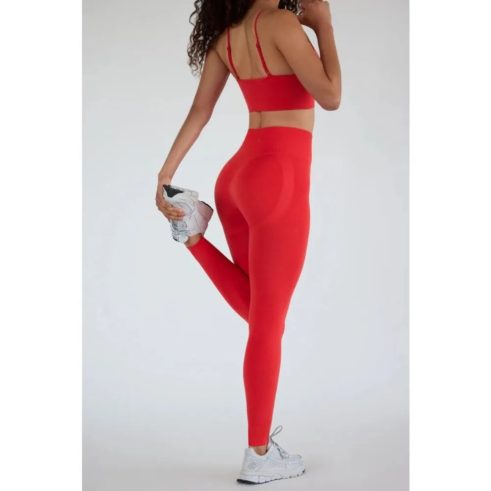 Yoga Leggings Pants Resistance Training Pants Women's Girl's Seamless Scrunch Butt Daily Leggings Gym Fitness Dynamic Yoga Pants