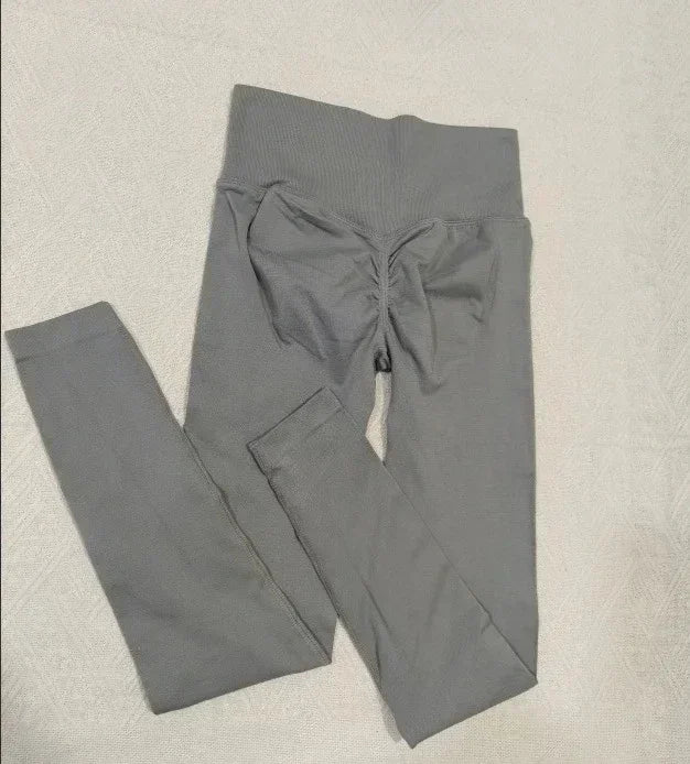 Yoga Leggings Pants Resistance Training Pants Women's Girl's Seamless Scrunch Butt Daily Leggings Gym Fitness Dynamic Yoga Pants