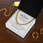 Son-In-Law Wedding Compass Necklace from Mom| Gifts to my Son-In-Law on his Wedding, Wedding Gift for Groom from Parents, Wedding Day Gift for Son-In-Law