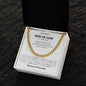Son-In-Law Wedding Compass Necklace from Mom| Gifts to my Son-In-Law on his Wedding, Wedding Gift for Groom from Parents, Wedding Day Gift for Son-In-Law