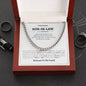 Son-In-Law Wedding Compass Necklace from Mom| Gifts to my Son-In-Law on his Wedding, Wedding Gift for Groom from Parents, Wedding Day Gift for Son-In-Law