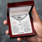 Son Wedding Cross Necklace from Mom, Gifts to my Son| Wedding Gift for Groom from Parents, Wedding Day Gift for Him