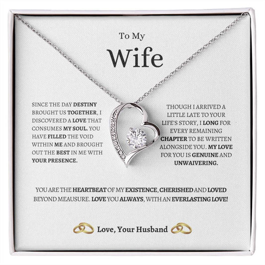 Forever Love Necklace|Wife|Soulmate|Mother|Bride to be|Wedding|Necklace|LovingHusband
