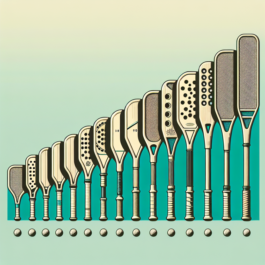 The Evolution of Pickleball Paddle Design