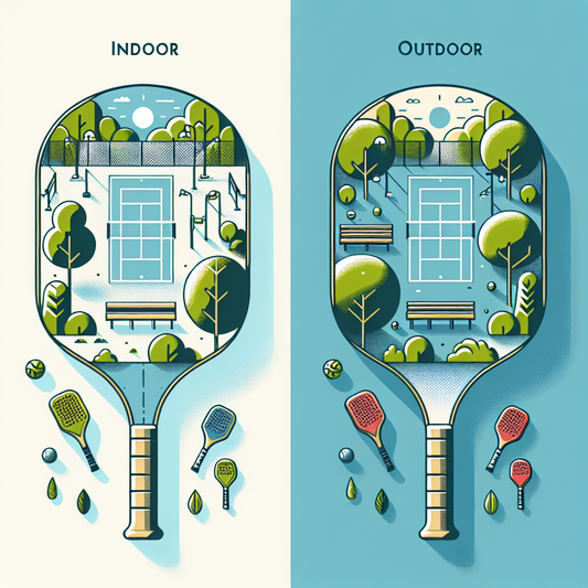 The Difference Between Indoor and Outdoor Pickleball Paddles