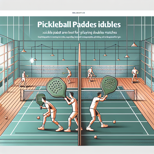 Best Pickleball Paddles for Doubles Matches