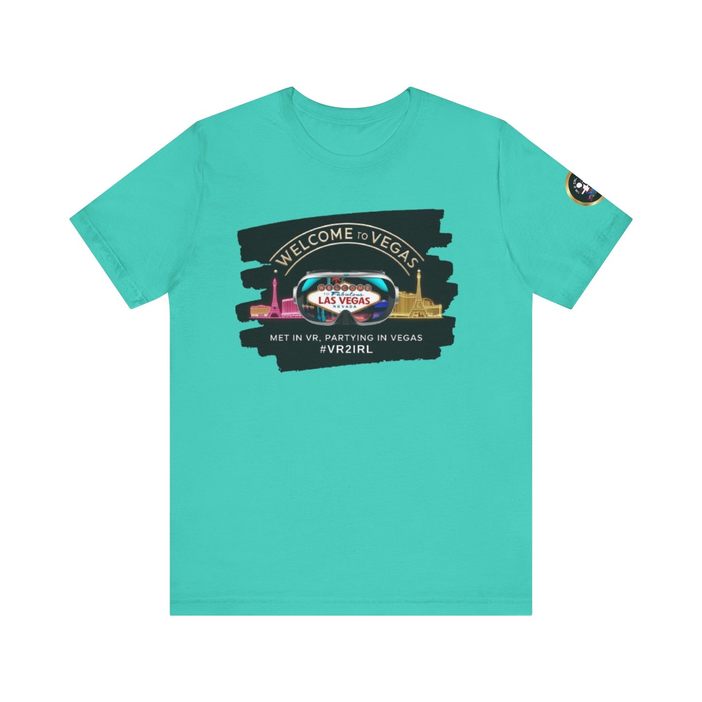 VEGAS Unisex Jersey Short Sleeve Tee