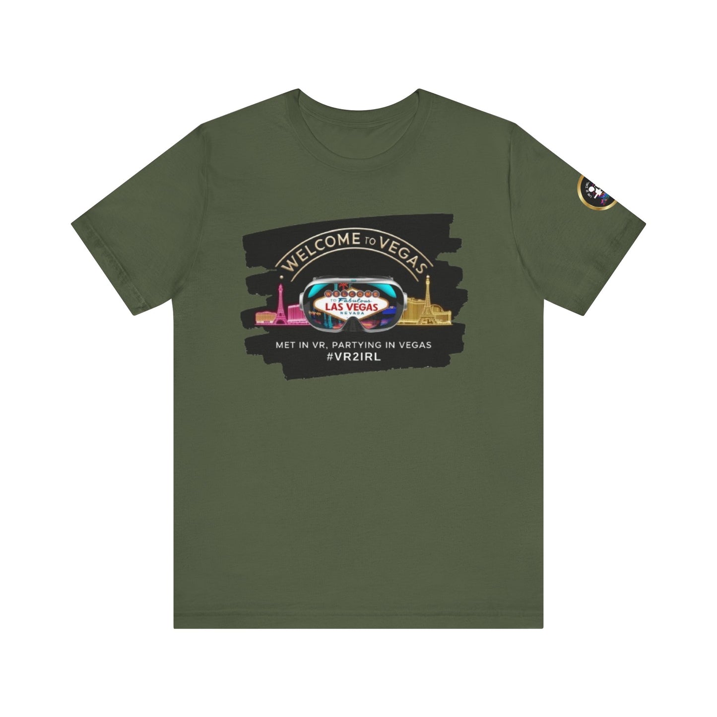 VEGAS Unisex Jersey Short Sleeve Tee