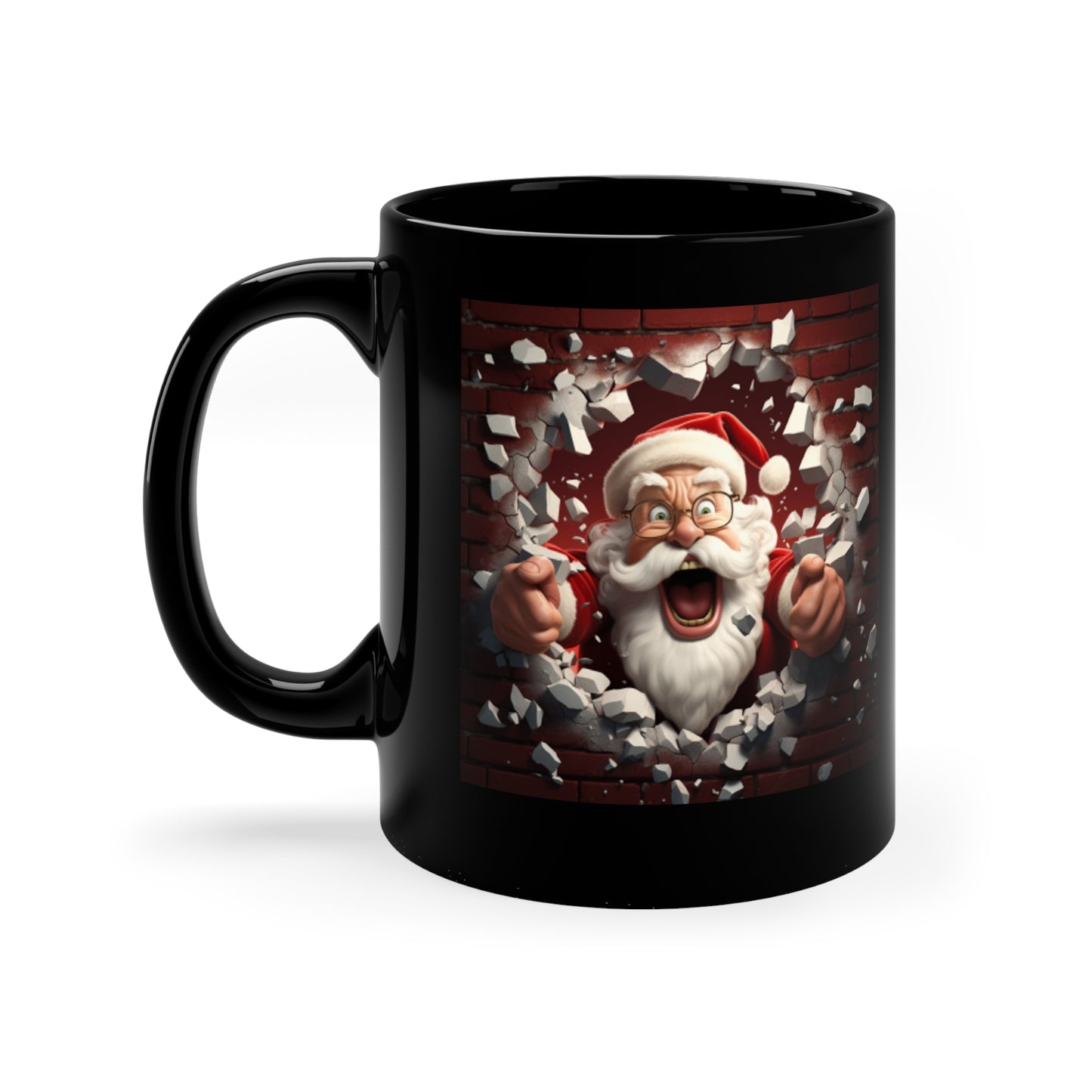 Santa Clause Mug 11oz Black Mug