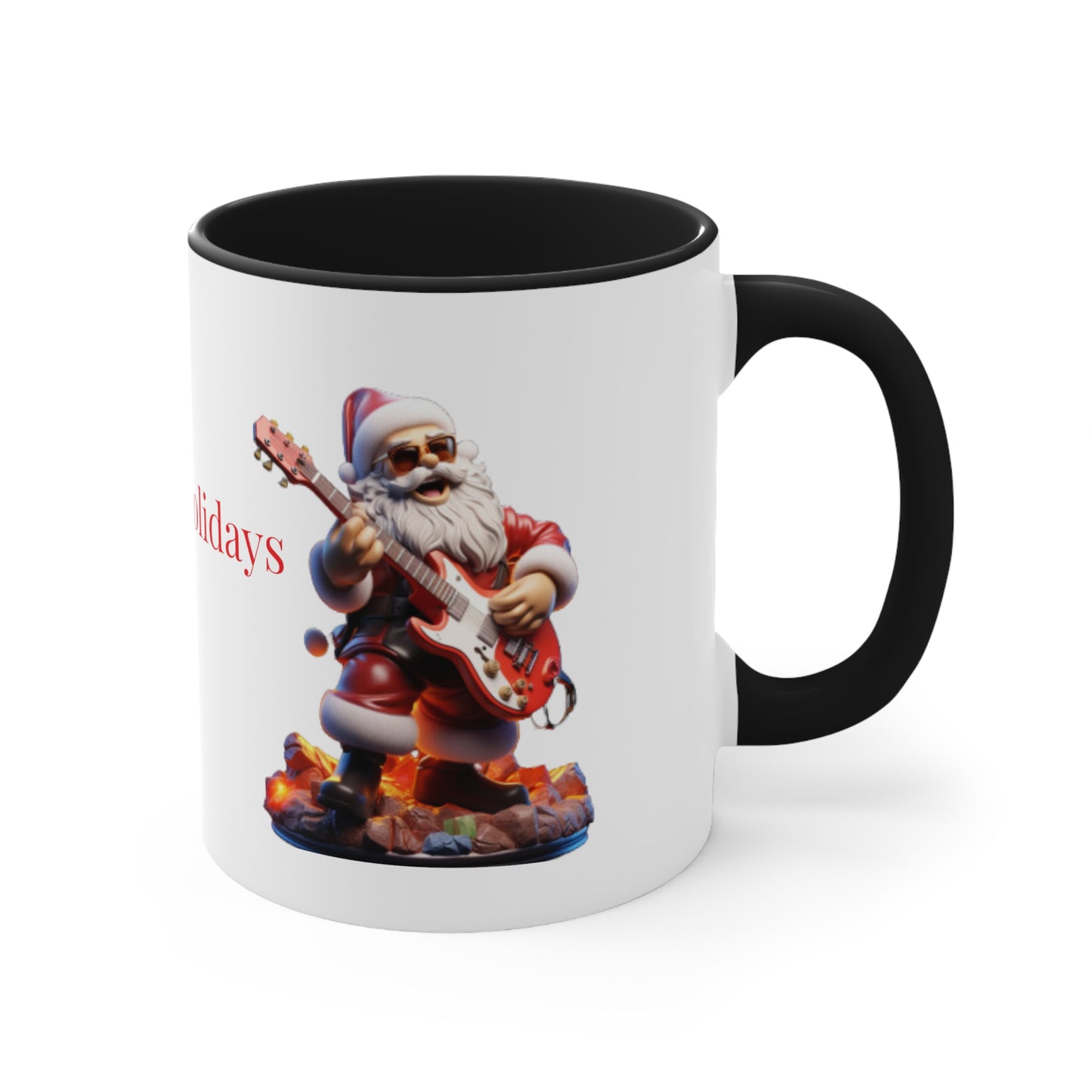 Santa Clause Accent Coffee Mug, 11oz