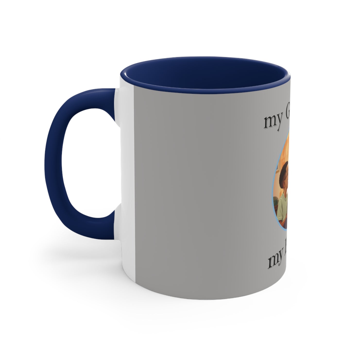 My Grandpa My Future Accent Coffee Mug, 11oz