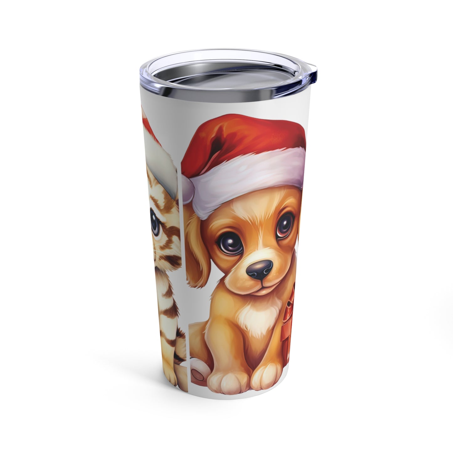 Puppy Christmas Tumbler 20oz