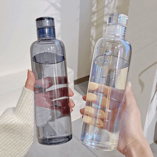 1pc Premium Leak-Proof Sports Water Bottle - Durable Plastic, BPA-Free, 500ml/17.60OZ, 700ml/24.64OZ Capacity, Portable and Convenient for Gym, Fitness, Outdoor Activities
