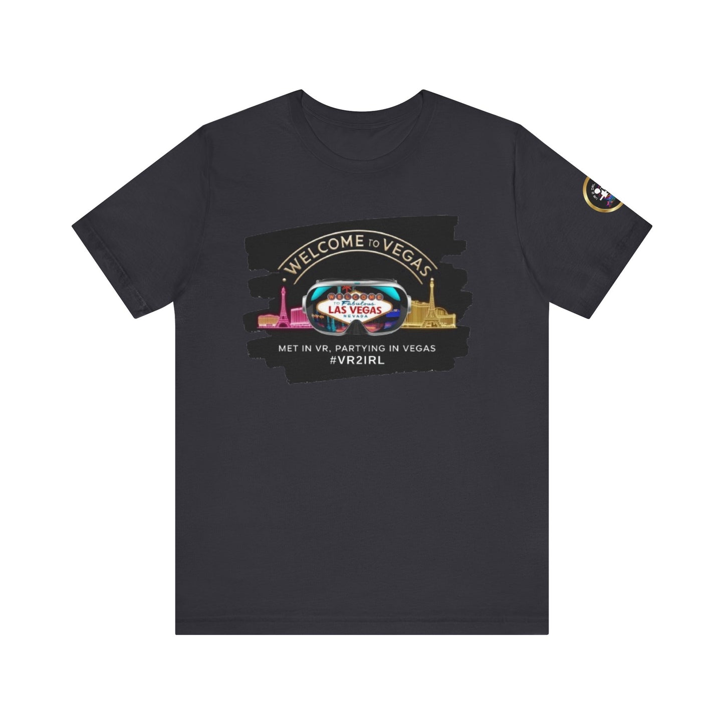 VEGAS Unisex Jersey Short Sleeve Tee