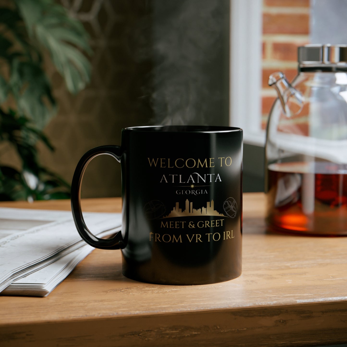 WELCOME TO ATLANTA 11oz Black Mug