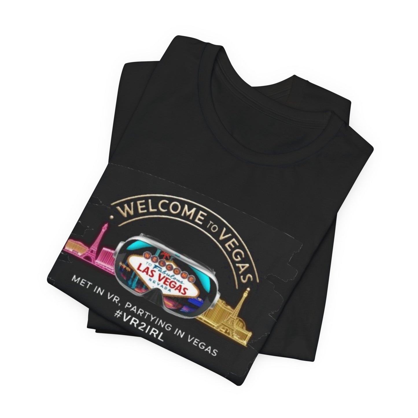 VEGAS Unisex Jersey Short Sleeve Tee