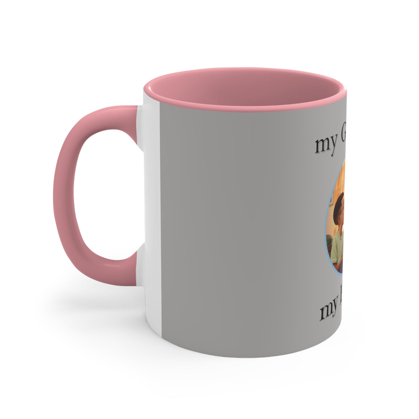 My Grandpa My Future Accent Coffee Mug, 11oz