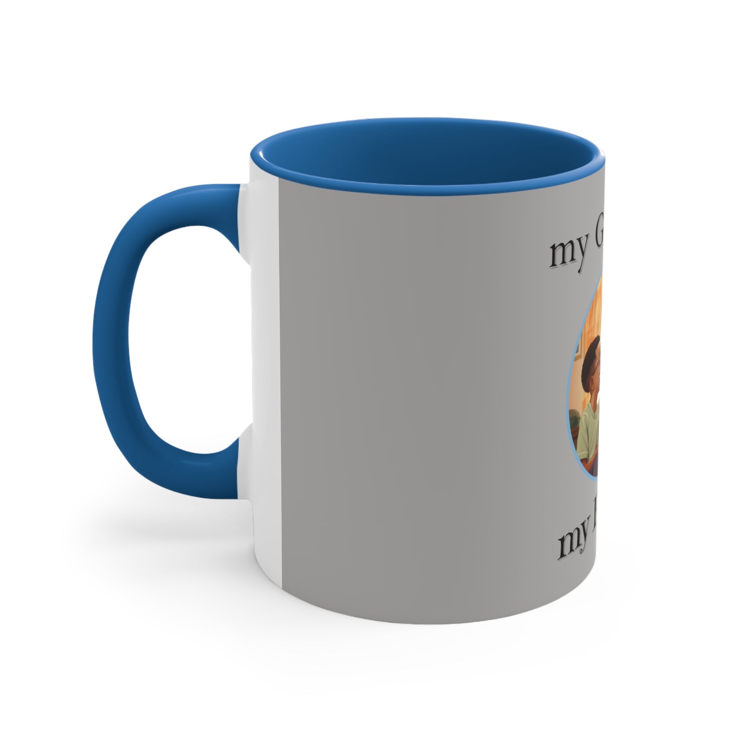 My Grandpa My Future Accent Coffee Mug, 11oz