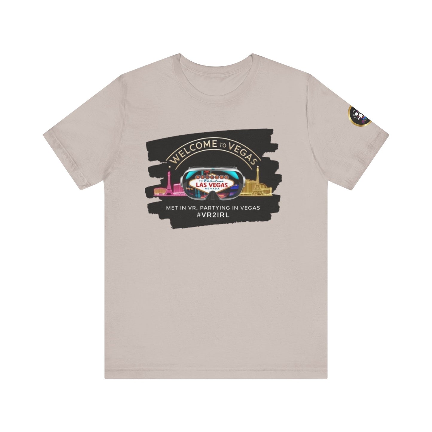 VEGAS Unisex Jersey Short Sleeve Tee