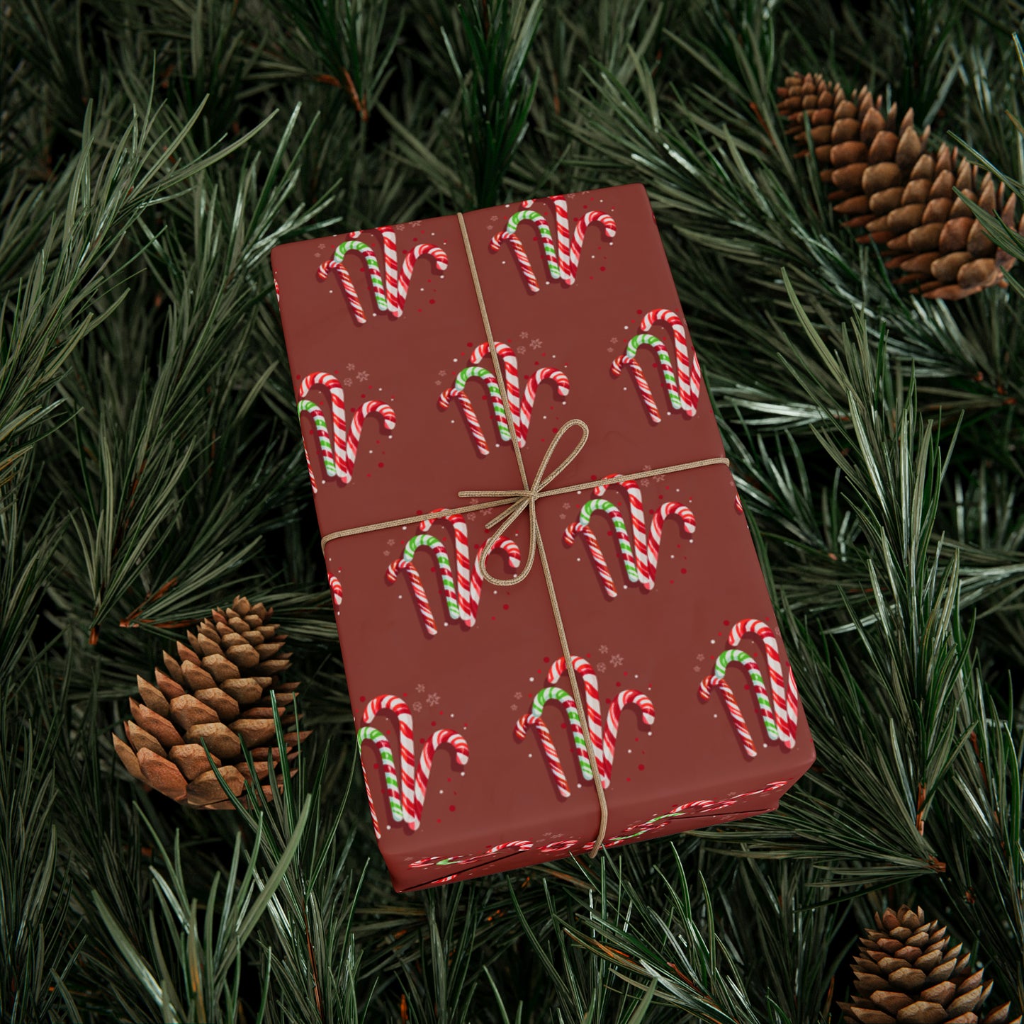 Candy Cane Candy Wrapping Papers