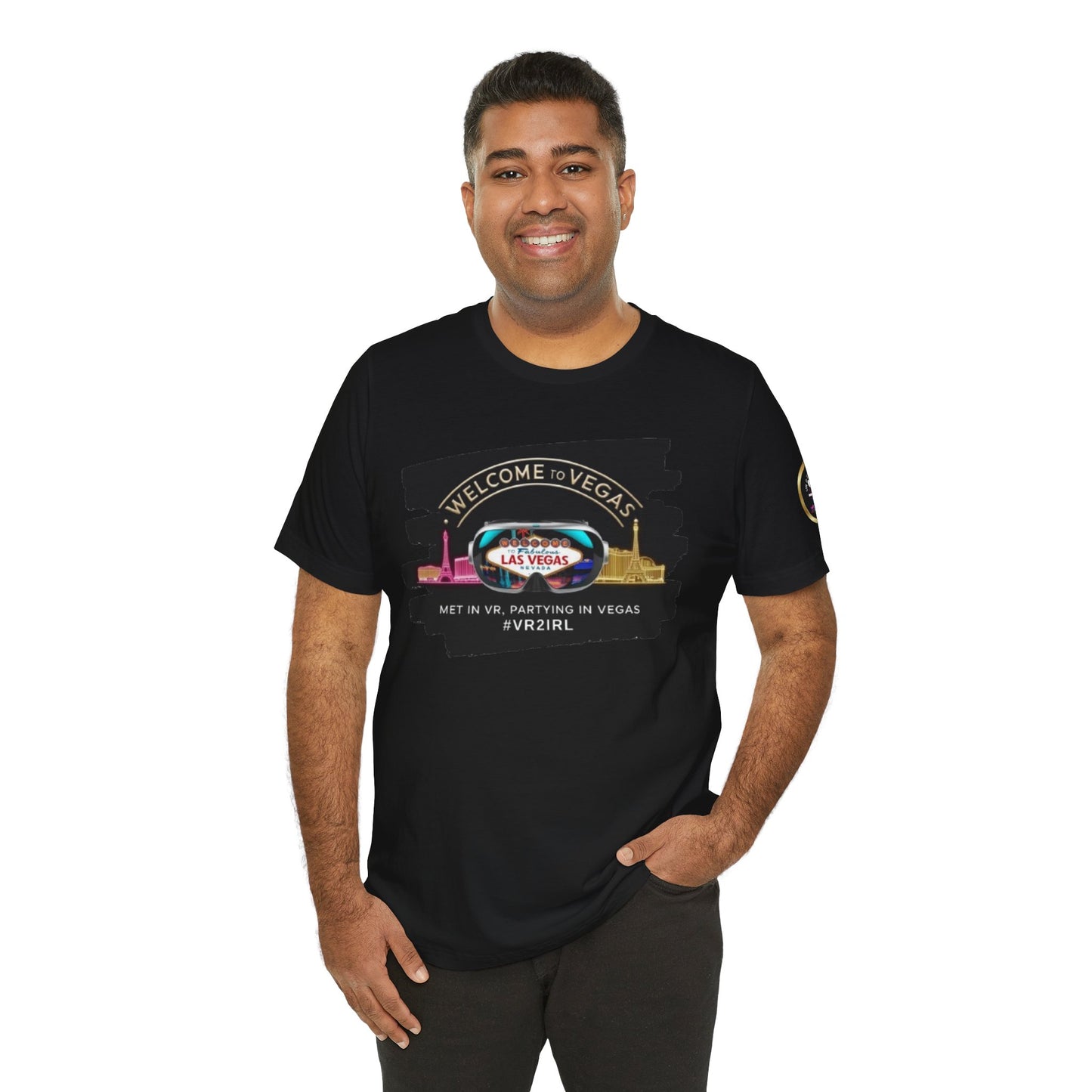 VEGAS Unisex Jersey Short Sleeve Tee