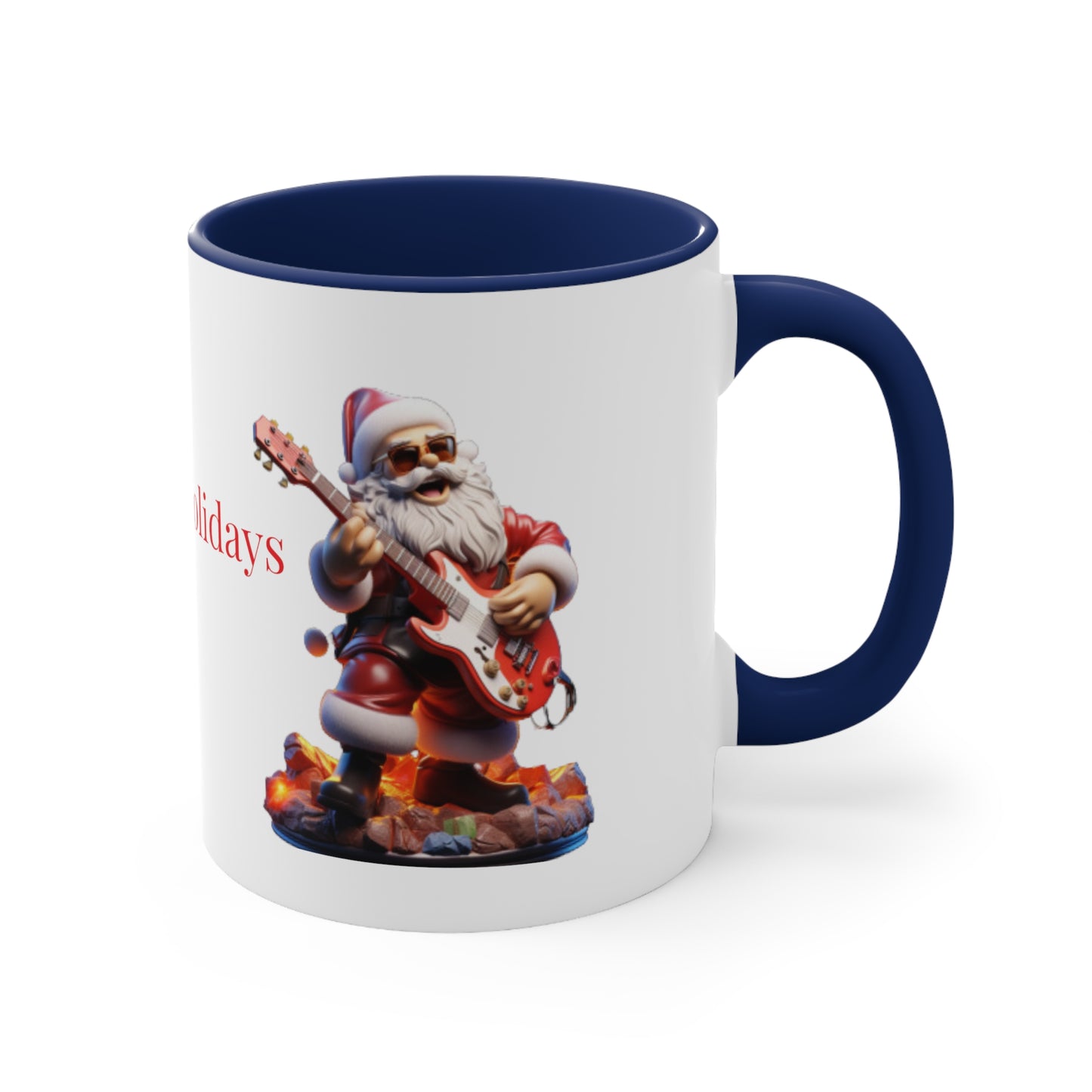 Santa Clause Accent Coffee Mug, 11oz